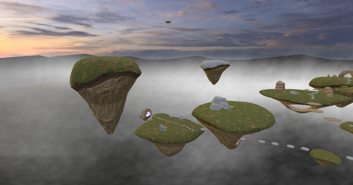 Floating Island 3D Landscapes Unity Asset Store