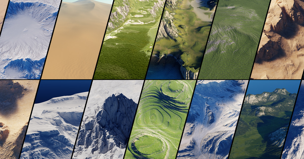 Ultimate StampIT! Bundle for GAIA - FREE | 3D Landscapes | Unity Asset ...