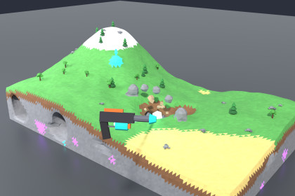 Voxel Terrain - Dig & Build Destructible Low Poly Worlds