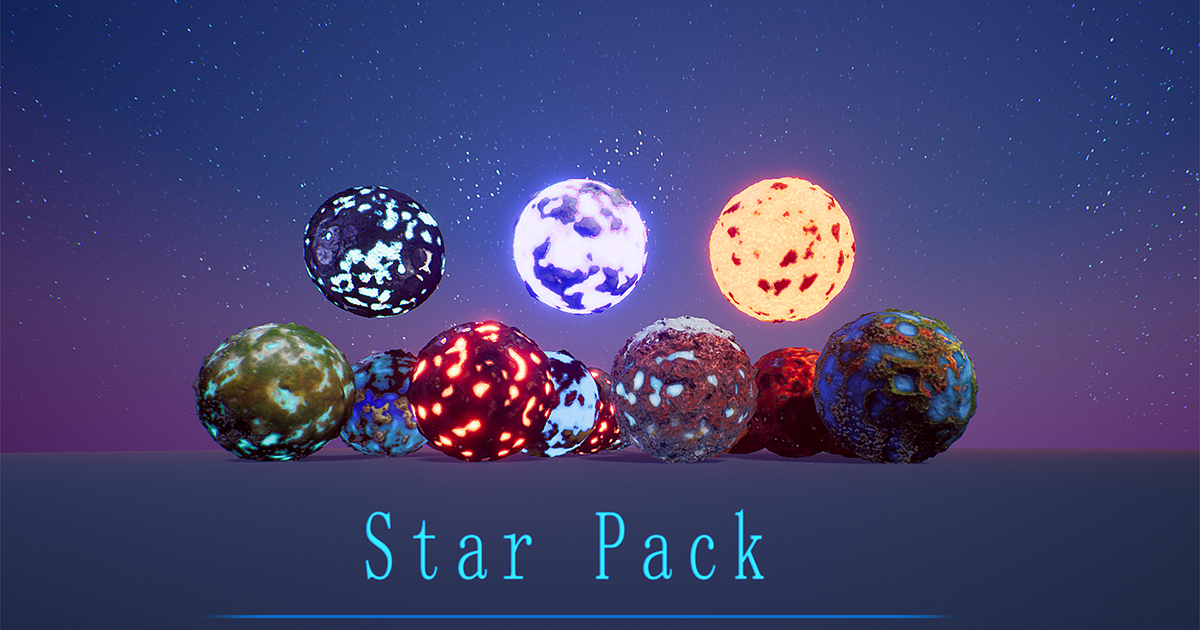 Star Unity Texture Star package | 3D Sci-Fi | Unity Asset Store