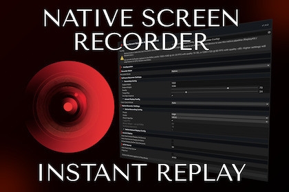 Native Screen Recorder & Instant Replay