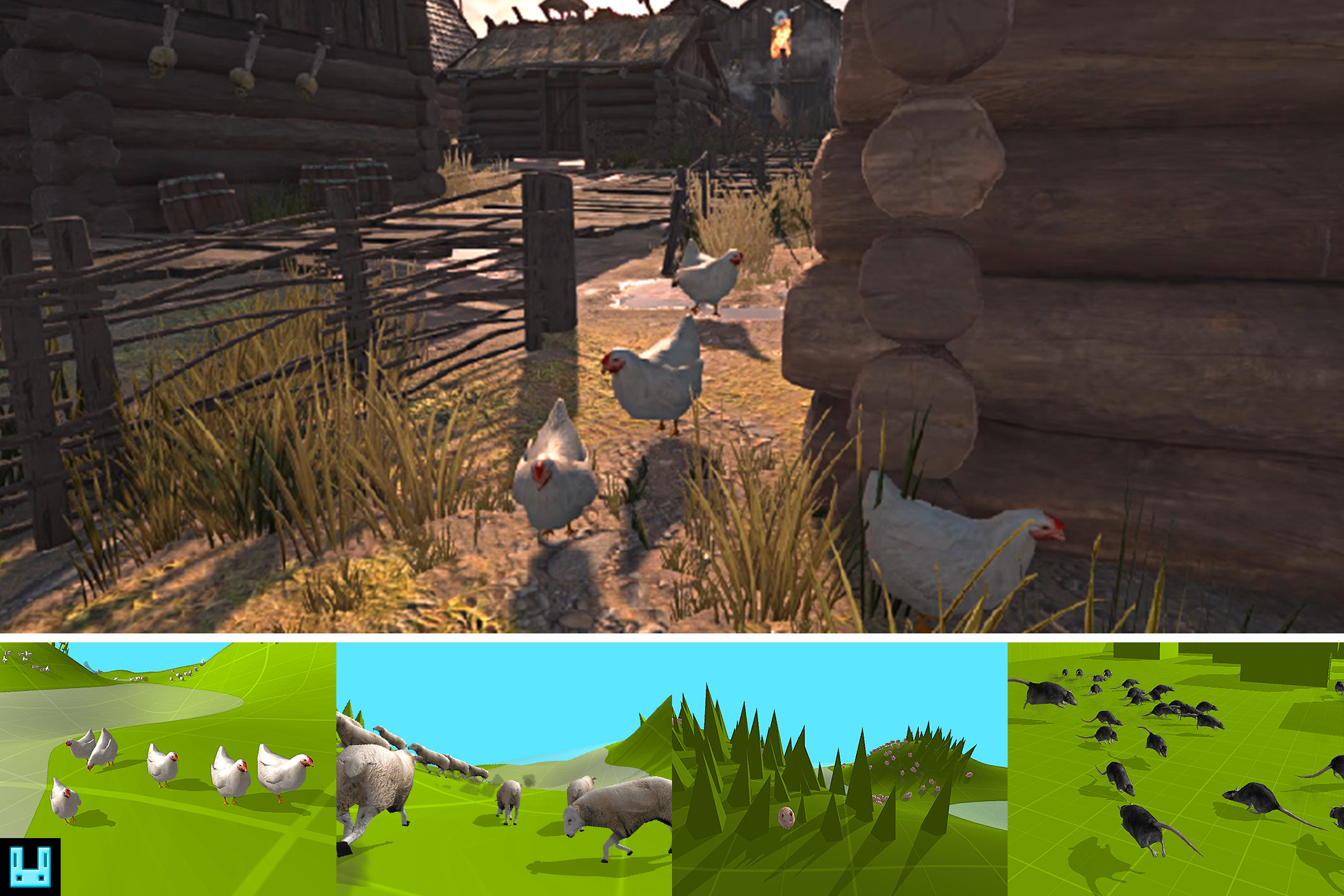 Animal Simulation HerdSim | 3D Animals | Unity Asset Store