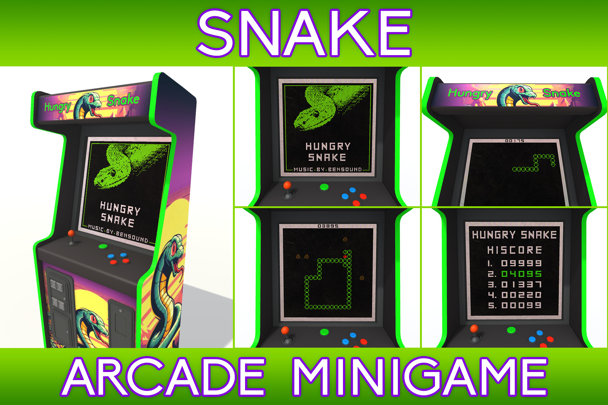 Snake Arcade Minigame | Add-Ons | Unity Asset Store