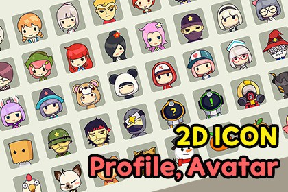 Profile, Avatar 2D Icon
