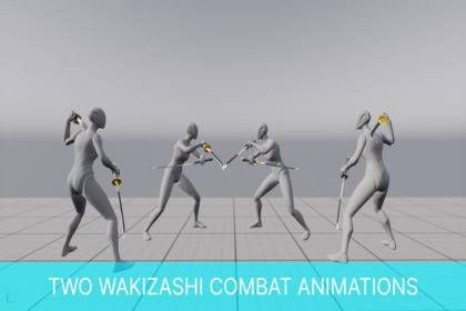 Two Wakizashi Combat Animations