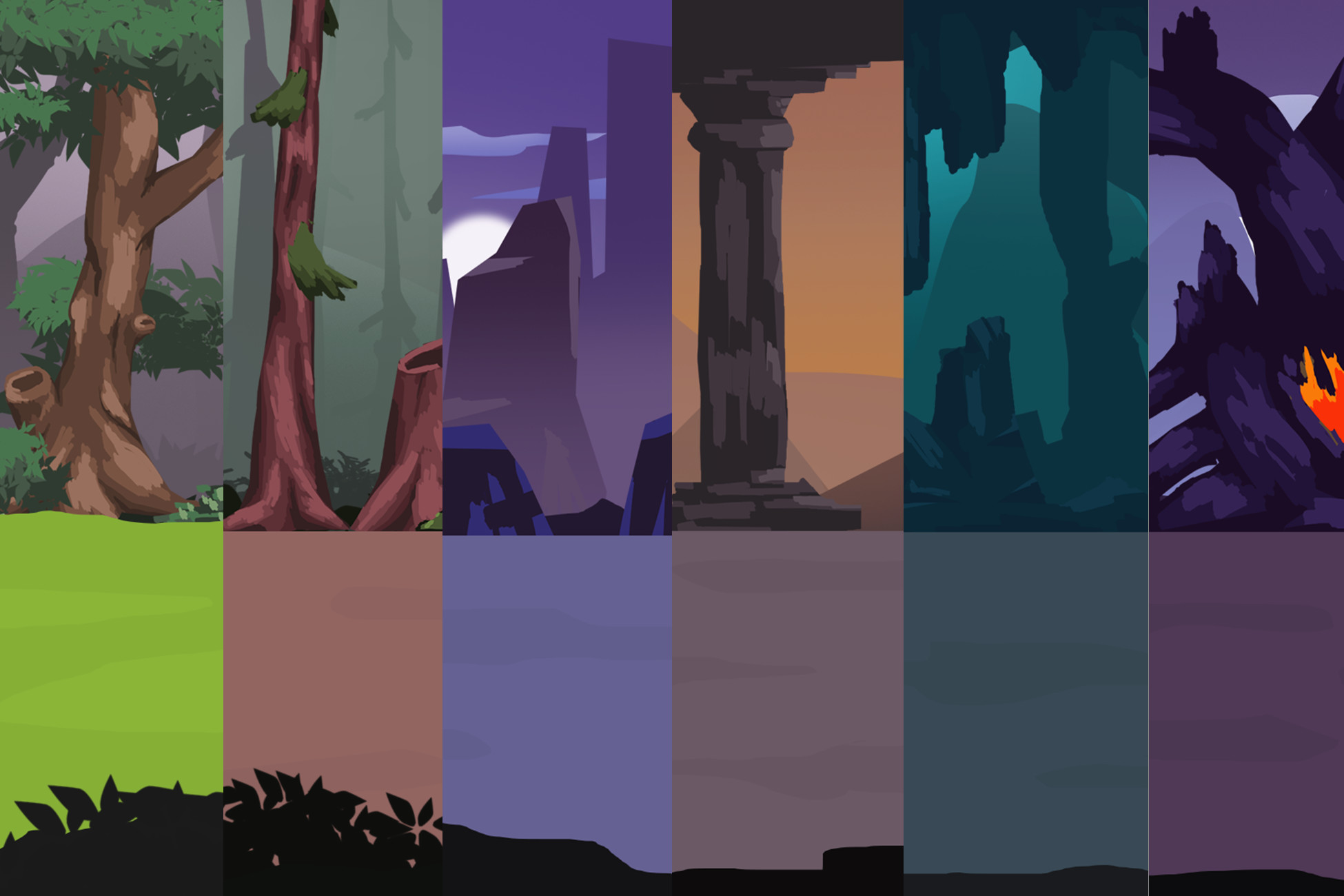 Background For Unity 2D Parallax Background Vol 3 | 2D Environments | Unity Asset Store