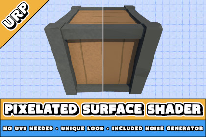 Pixelated Surface Shader