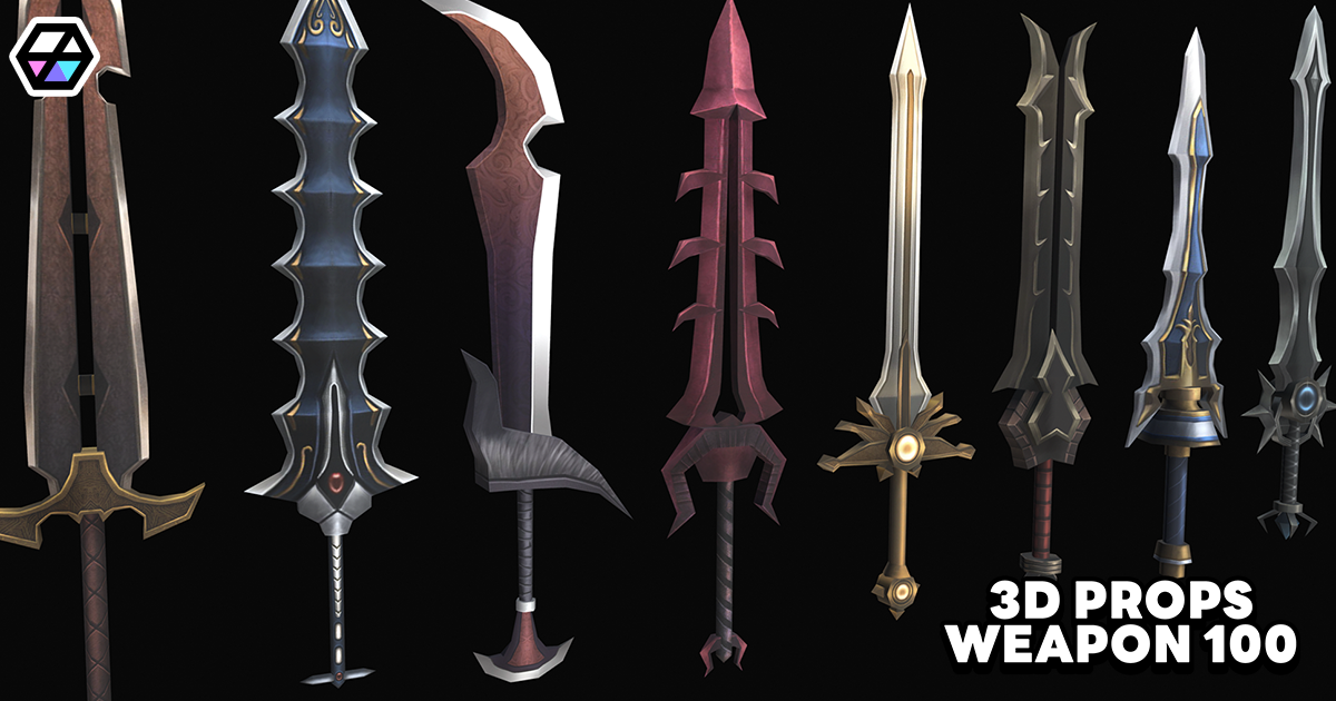 3D Props - Weapon 100 | 3D Weapons | Unity Asset Store