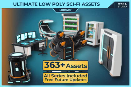 LOW POLY SCI-FI ULTIMATE ASSET LIBRARY