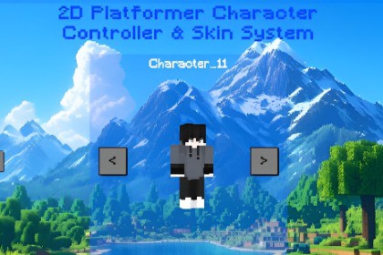 2D Platformer Character Controller & Skin System