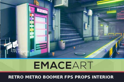 Metro - 3D Pixel Art Subway for Boomer FPS VR