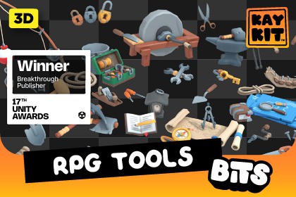 KayKit - RPG Tools Bits (for Unity)