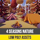 Low Poly 4 Seasons Nature