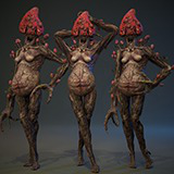 Mushroom Girl Monster