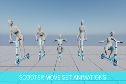 Scooter Move Set Animations