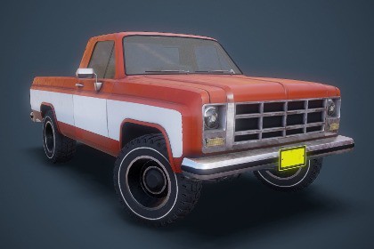 American pickup truck.