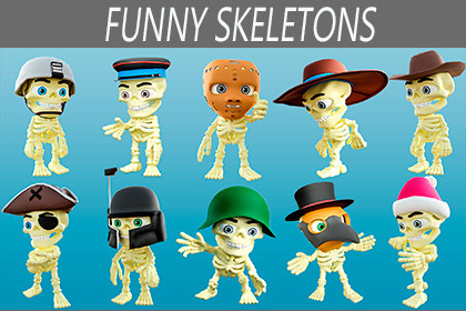 Funny skeletons