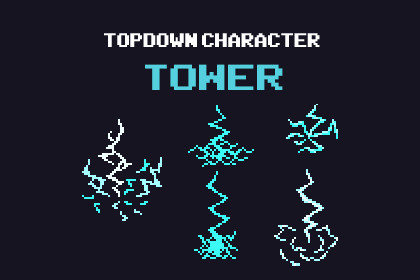 Lightning 3 - Pixel Art Effect