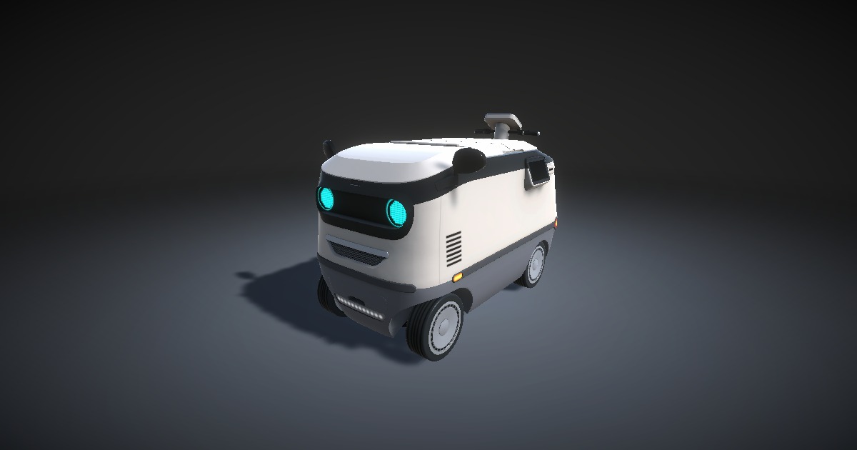 Electric Refrigerated Cart | 3D Land | Unity Asset Store