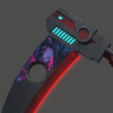 Energy Sci-Fi Scythe & Spear