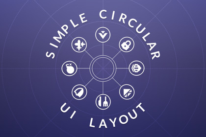 Simple Circular UI Layout