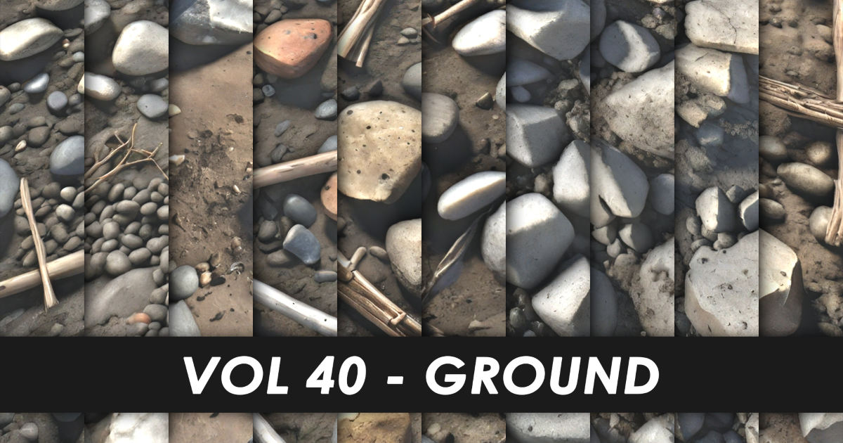 Realistic Textures - Vol 40 - Ground | 2D Textures & Materials | Unity ...