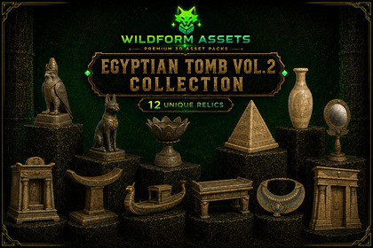Egyptian Tomb Relics Vol. 2 – Ancient Egypt Props