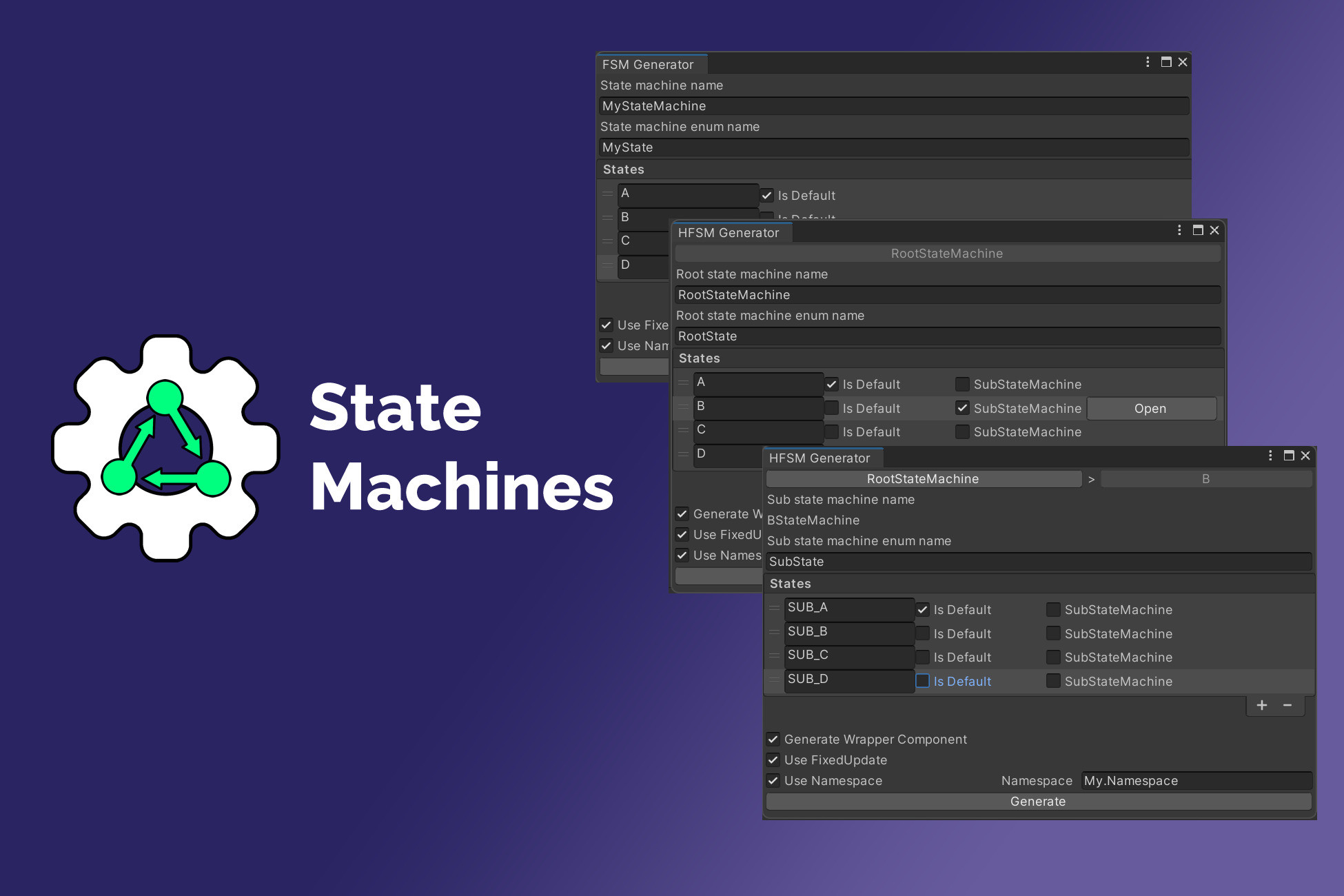StateMachines | Utilities Tools | Unity Asset Store