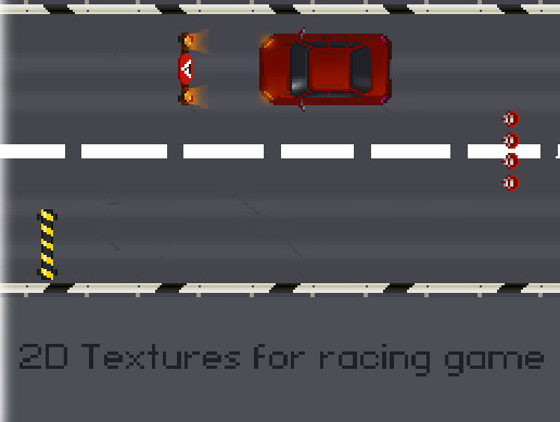 2D Textures for Racing Game | 2D 텍스처 및 소재 | Unity Asset Store