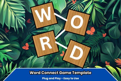 Word Connect Game Template - Complete System