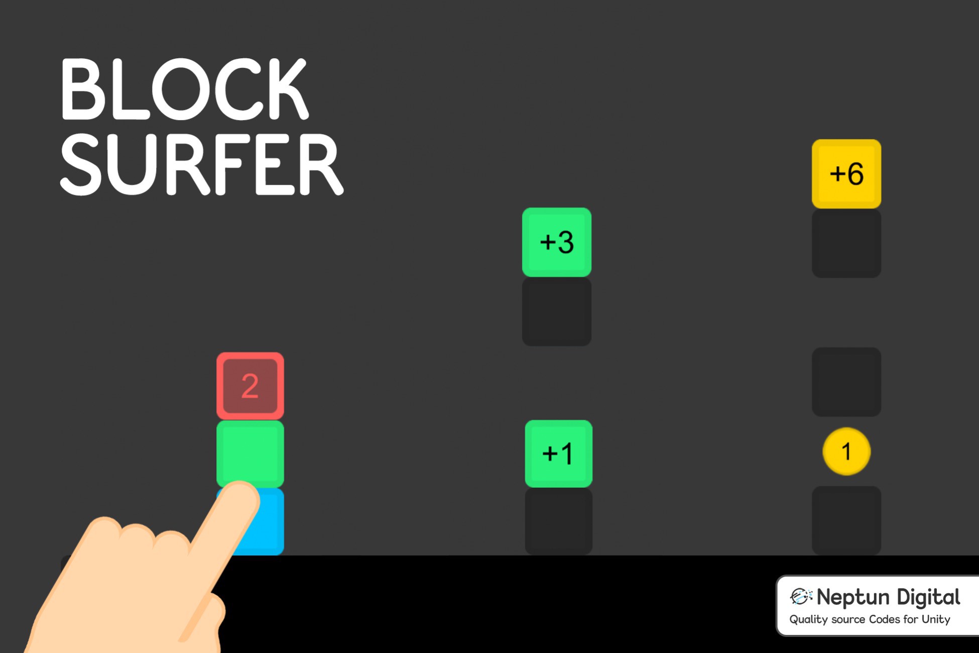 Mini Blocksurfer Block Surfer - 2D Game Template | 패키지 | Unity Asset Store