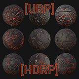 [URP][HDRP] Pack Hell Texture