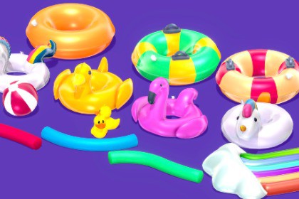 Cartoon Float Pool Pack