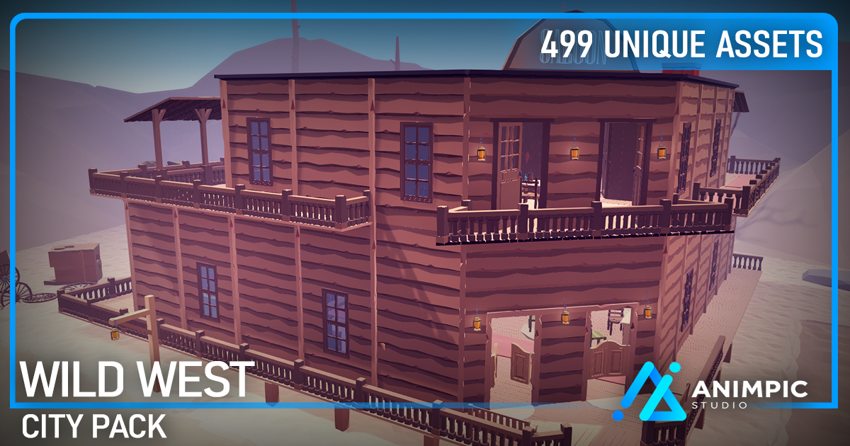 POLY - Wild West (SRP, URP, HDRP) | 3D Environments | Unity Asset Store