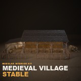 Medieval Village Stable