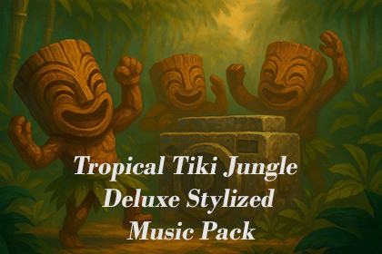 Tropical Tiki Jungle Deluxe Stylized Music Pack