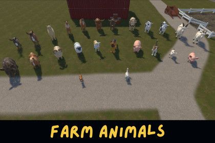 Pixit3D Farm Animals