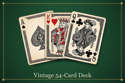 Playing Cards – Vintage 54-Card Deck