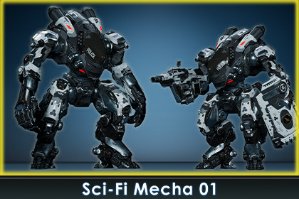 Sci-Fi Mecha 01