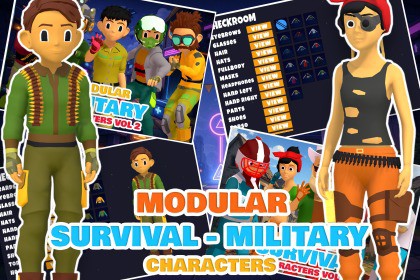 Stylized Characters Survival and Military Vol 2