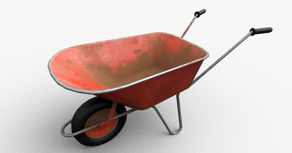 Python Wheelbarrow Jpg Wheelbarrow Lowpoly | 3D Tools | Unity Asset Store