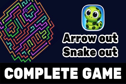 Arrow & Snake Escape Puzzle - 800+ Level, 5 Theme, Complete Game Template Editor