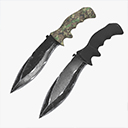 Defender Knife and Defender Knife Woodland