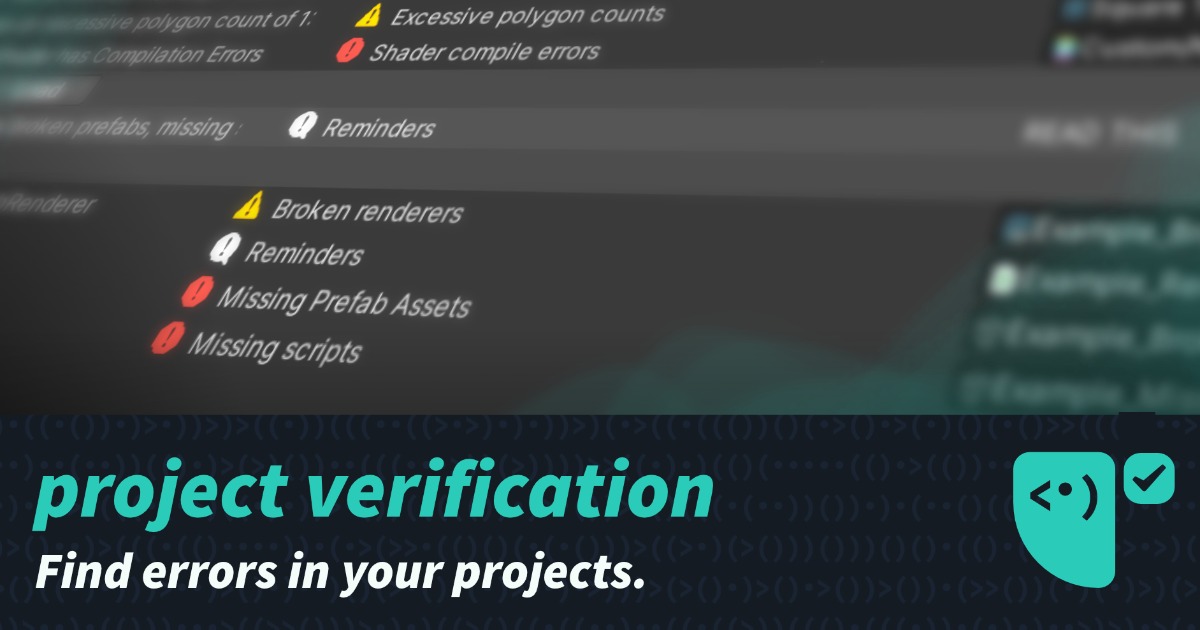Project Verification (FREE) - find errors in your project | Utilities ...
