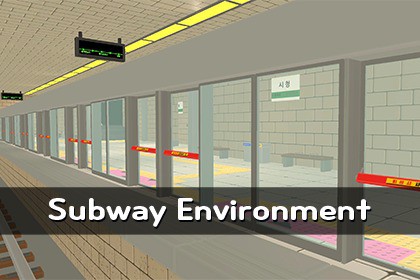 MAR - Low Poly Subway Environment