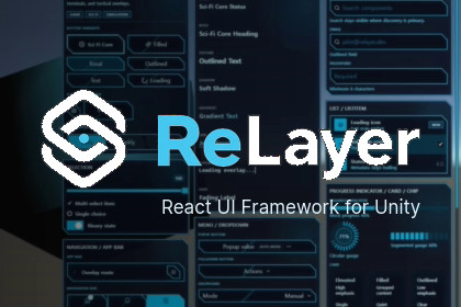 ReLayer - React UI Framework for Unity