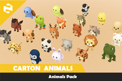Animals Pack - Cartoon Animals