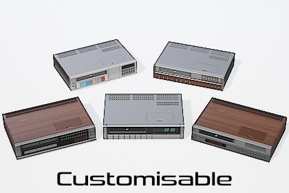 80s TVs Vol.6 Frontloader VCRs