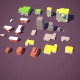 Platform 3D Stylized Hills Pack Terrain