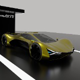 A.I concept sports car